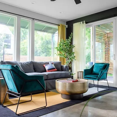 Insta-Worthy - 6Br Home Rainey Street - 6 Min Walk